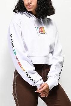 vans cropped hoodie