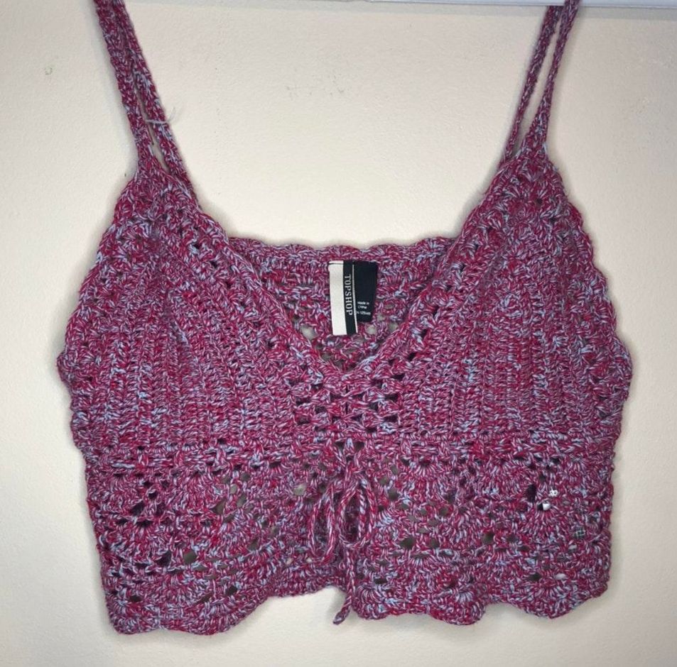 topshop ruched front bralette