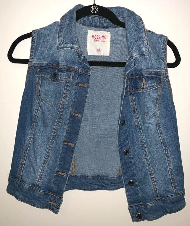 mossimo denim vest