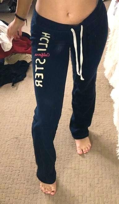 low waisted sweatpants