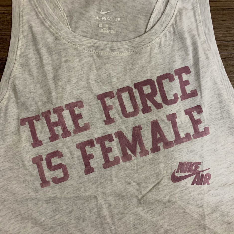 nike the force is female tank