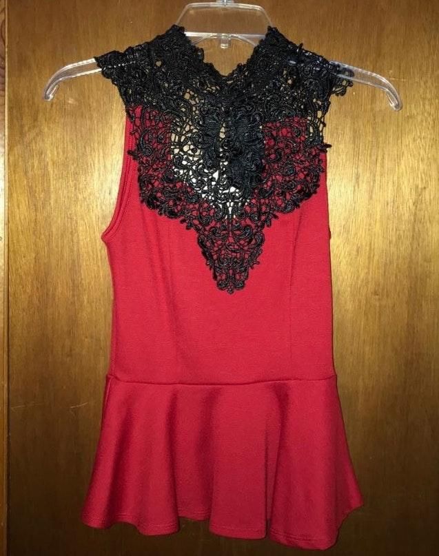 charlotte russe peplum top
