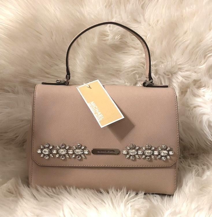 michael kors purse with rhinestones