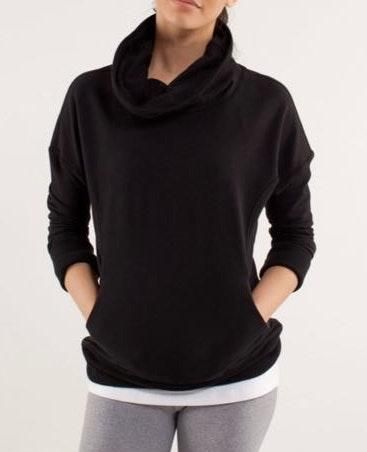 lululemon cowl neck sweatshirt