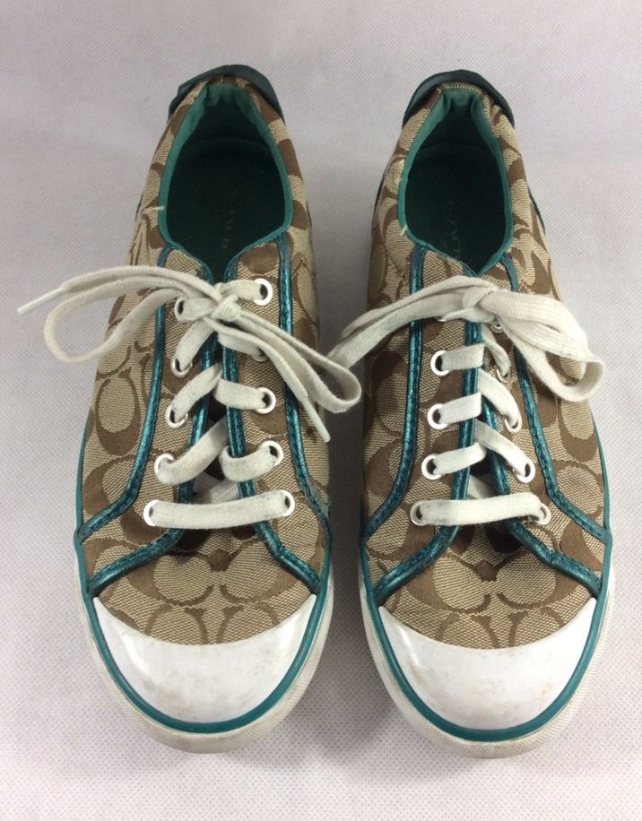 coach canvas sneakers
