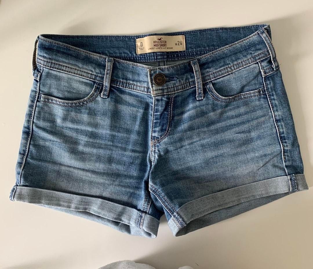 hollister denim shorts