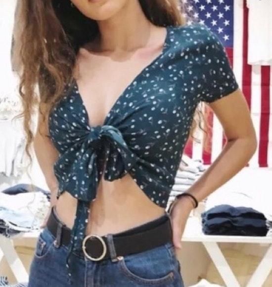 brandy melville rae thermal top