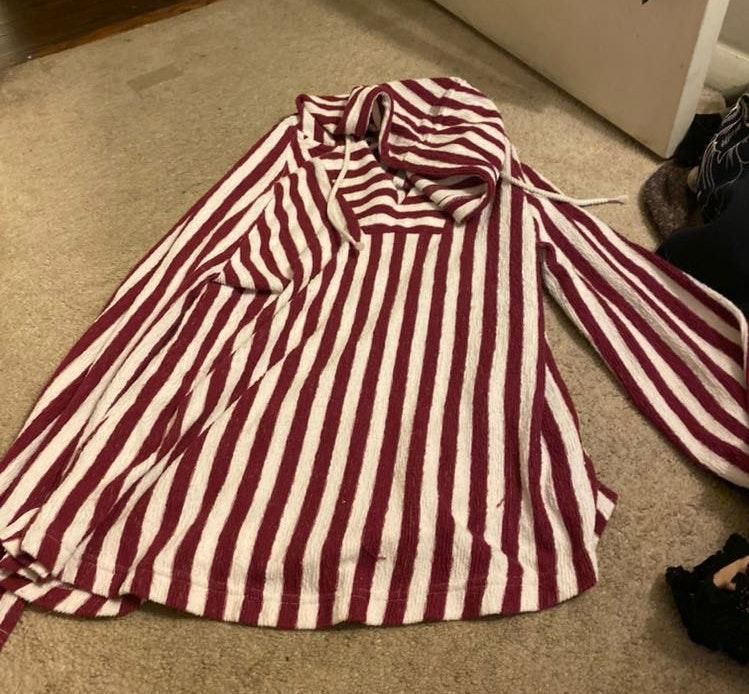 old navy striped hoodie
