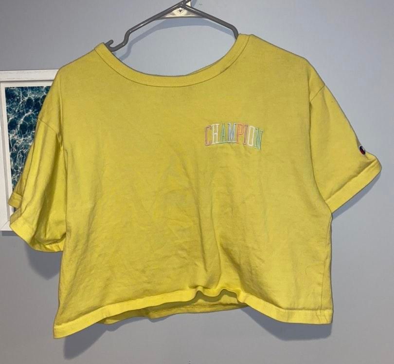 yellow champion top