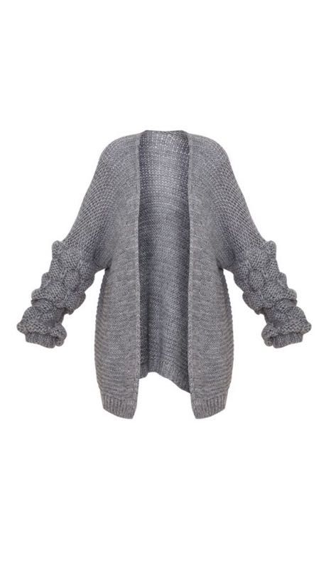 plt grey cardigan