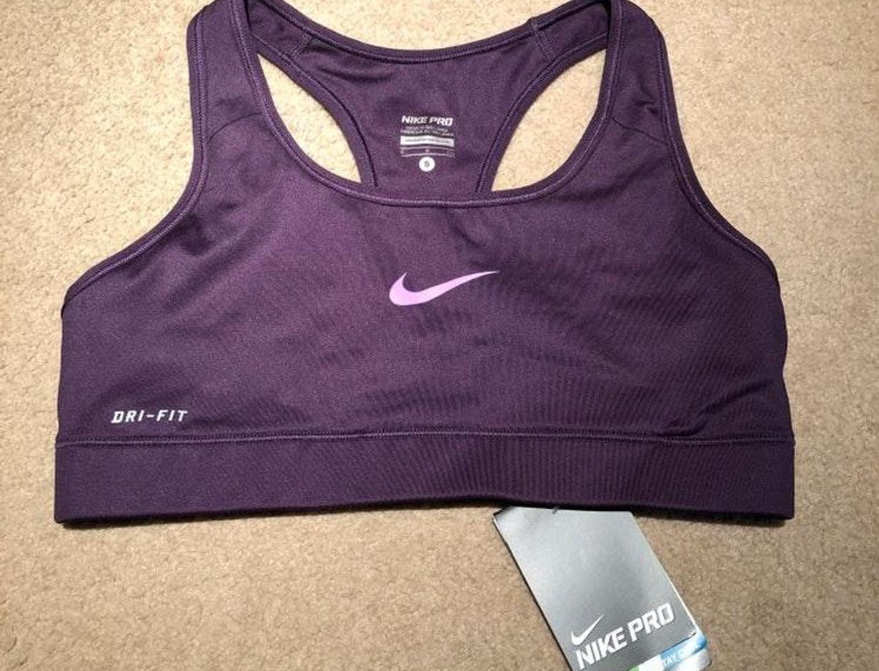 nike purple bra
