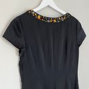 Boden USA Boden 100% Silk Women’s Jewel Neck Shift Dress in Black Size 8 Photo 3