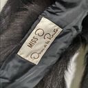 Oscar de la Renta RARE  Full Length Black Fur Runway Stole Wrap Scarf, Six Tails Photo 6