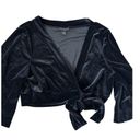 Lane Bryant  Black Velvet Bolero Wrap Size 18/20 Photo 2