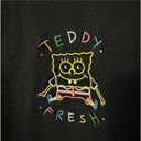 Teddy Fresh  x SpongeBob Embroidered Graphic T-shirt, Size Large, EUC Photo 6