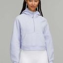 Lululemon  Scuba Oversized Half-Zip Hoodie Pastel Blue M/L Photo 0