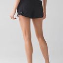 Lululemon  Tracker Short IV in Black Size 8 Lined Running Athletic Workout Shorts Photo 0