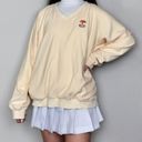 ep pro Pale Light Cream Yellow Athletic Golf Long-Sleeve V-Neck Wind Shirt Windbreaker Jacket Photo 0