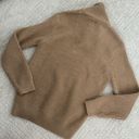 ZARA NEW NWT  camel tan beige wool Blend high neck Soft Knit Sweater long sleeve Photo 7