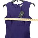 MM.LaFleur  Womens Shirley Sheath Dress 2 Elderberry Purple Sleeveless Back Zip Photo 6