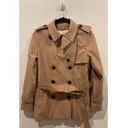 Coach Short Trench Tan Coat Photo 1