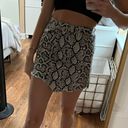 ZARA Snake Denim Skirt Photo 1