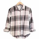 Vans  Flannel Long Sleeve Button Front Plaid Shirt Pink & Black Women’s Size XS Photo 0