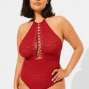 Torrid Red Strappy Bodysuit  Photo 0