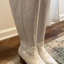 White Cowgirl Boots Size 7.5 Photo 0