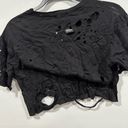 Necessary Clothing  Distressed Crop Top Size Small Photo 7