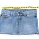 John Galt J. Galt Y2K Denim Low-Rise Micro Mini Jean Skirt Light Wash, S, NWOT Photo 4