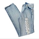 One Teaspoon  Women's Light Wash Distressed High Rise Jeans Size 26 Photo 0