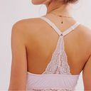 Aerie  racerback bralette top lace medium m pink Photo 1