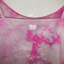 Forever 21 Medium Pink Tie Dye Casual Sporty Cropped Spaghetti Strap Tank Top Photo 2