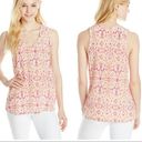 Joie  Alena Silk Tank Top Ikat Sleeveless Top Photo 1