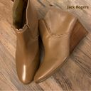 Jack Rogers  Emery Beige wedge ankle boots Women’s size 10 Photo 1