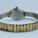 Ladies gold tone Quartz watch 19mm, stretch band size 7” fresh battery Photo 3