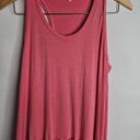 Sundry  Pink Tiered Bohemian Maxi Dress Cotton Modal Blend Size 1 4-6 Small Photo 3