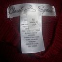 Nordstrom Closet Space Tie Side Slit Knit Sweater Tank Top M Photo 5