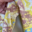 Francesca's Yellow Tie Dye Leggings Photo 6