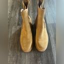 ZARA  Women Beige Split Leather Lug Platform Ankle Boots Suede Size US 11 / EU 42 Photo 3