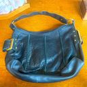 Ana A New Approach  Black Leather Hobo  Womens Purse Photo 0