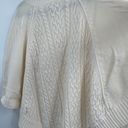 Chico's  white knitted poncho sweater size large/xl Photo 7