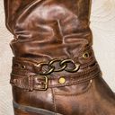 Dark Brown Tall Boots Size 8 Photo 1