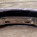 Vintage Hair Clip Barrette Silk & Pearls Twisted Purple Photo 1