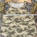 Cato  Camo Animal Print Long Sleeve Blouse XL Photo 6