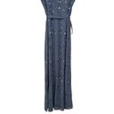 Anthropologie BHLDN  Plymouth Sequin Beaded Wrap Dress in Hydrangea Size 4 Photo 2