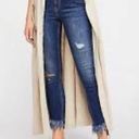 Free People  Great Heights Distressed Fray Skinny Jeans Size 25 Photo 1