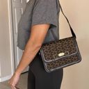 CELINE  Brown Cloth and Leather Carriage Shoulder Bag Photo 1