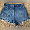 Abercrombie & Fitch Abercrombie Women's Curve Love High Rise Mom Denim Jean Shorts Dark Ripped  29/8 Photo 3